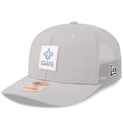 Бейсболка New Orleans Saints New Era Gray 2025 Sideline 9SEVENTY