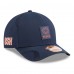 Бейсболка Chicago Bears New Era Navy 2025 Sideline M-Crown 9FORTY