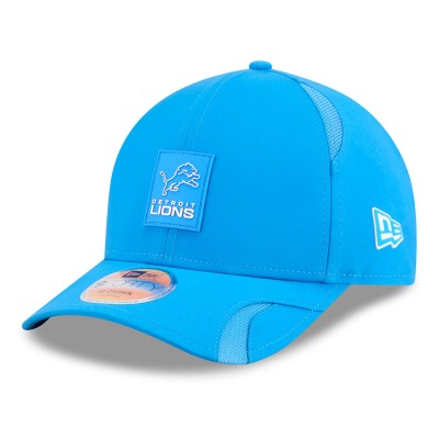 Бейсболка Detroit Lions New Era Blue 2025 Sideline M-Crown 9FORTY