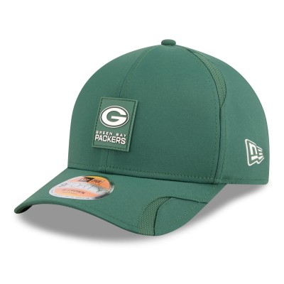 Бейсболка Green Bay Packers New Era Green 2025 Sideline M-Crown 9FORTY