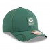 Бейсболка Green Bay Packers New Era Green 2025 Sideline M-Crown 9FORTY