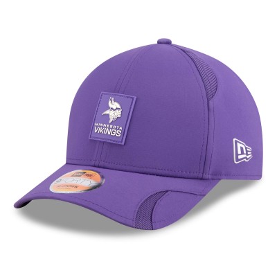 Бейсболка Minnesota Vikings New Era Purple 2025 Sideline M-Crown 9FORTY