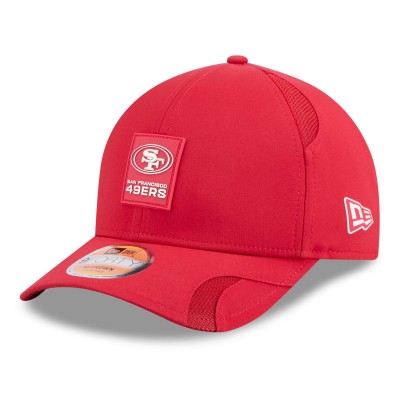 Бейсболка San Francisco 49ers New Era Scarlet 2025 Sideline M-Crown 9FORTY