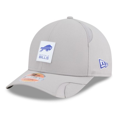Бейсболка Buffalo Bills New Era Gray 2025 Sideline M-Crown 9FORTY