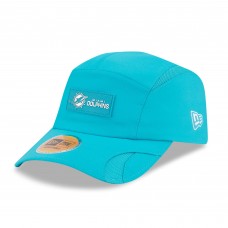 Бейсболка Miami Dolphins New Era Aqua 2025 Sideline Runner
