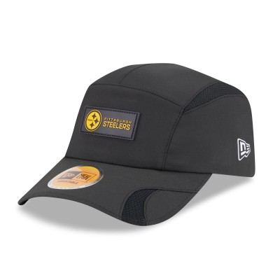 Бейсболка Pittsburgh Steelers New Era Black 2025 Sideline Runner