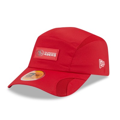 Бейсболка San Francisco 49ers New Era Scarlet 2025 Sideline Runner