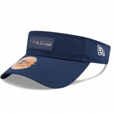 Seattle Seahawks New Era College Navy 2025 Sideline Visor