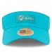 Miami Dolphins New Era Aqua 2025 Sideline Visor