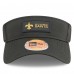 New Orleans Saints New Era Black 2025 Sideline Visor