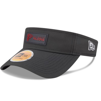 Atlanta Falcons New Era Black 2025 Sideline Visor