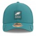 Подростковая Philadelphia Eagles New Era Midnight Green 2025 Sideline M-Crown 9FORTY Adjustable Hat