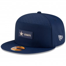 Бейсболка Dallas Cowboys New Era Navy 2025 Sideline Split Panel 9FIFTY Snapback