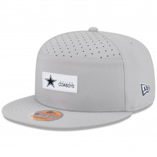 Бейсболка Dallas Cowboys New Era Gray 2025 Sideline Split Panel 9FIFTY Snapback