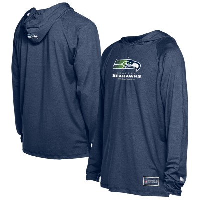 Толстовка Seattle Seahawks New Era College Navy Functional Fandom
