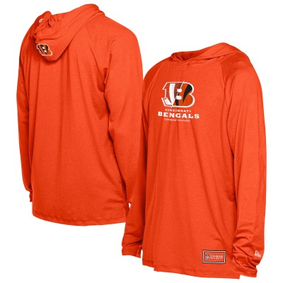 Cincinnati Bengals New Era Orange Functional Fandom Hoodie