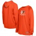 Cincinnati Bengals New Era Orange Functional Fandom Hoodie