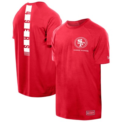 San Francisco 49ers New Era Scarlet Functional Fandom Reflective T-Shirt