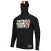 Толстовка Cincinnati Bengals New Era Black Functional Fandom Balaclava Helmet Stripe Tri-Blend