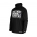 Толстовка Baltimore Ravens New Era Black Functional Fandom Balaclava Helmet Stripe Tri-Blend