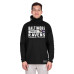 Толстовка Baltimore Ravens New Era Black Functional Fandom Balaclava Helmet Stripe Tri-Blend