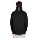 Толстовка Baltimore Ravens New Era Black Functional Fandom Balaclava Helmet Stripe Tri-Blend