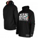 Толстовка Miami Dolphins New Era Black Functional Fandom Balaclava Helmet Stripe Tri-Blend