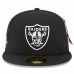Бейсболка Las Vegas Raiders New Era x Alpha Industries Black 59FIFTY