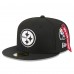 Бейсболка Pittsburgh Steelers New Era x Alpha Industries Black 59FIFTY