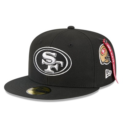 Бейсболка San Francisco 49ers New Era x Alpha Industries Black 59FIFTY