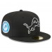 Бейсболка Detroit Lions New Era x Alpha Industries Black 59FIFTY