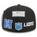 Бейсболка Detroit Lions New Era x Alpha Industries Black 59FIFTY