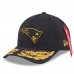 Бейсболка New England Patriots New Era x Alpha Industries Black A-Frame 9FORTY