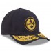 Бейсболка Pittsburgh Steelers New Era x Alpha Industries Black A-Frame 9FORTY