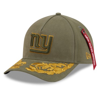 Бейсболка New York Giants New Era x Alpha Industries Olive A-Frame 9FORTY