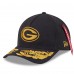 Бейсболка Green Bay Packers New Era x Alpha Industries Black A-Frame 9FORTY Бейсболка Green Bay Packers New Era x Alpha Industries Black A-Frame 9FORTY