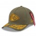 Бейсболка Kansas City Chiefs New Era x Alpha Industries Olive A-Frame 9FORTY