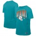 Miami Dolphins New Era Aqua Combine Authentic Training Throwback T-Shirt Miami Dolphins New Era Aqua Combine Authentic Training Throwback T-Shirt