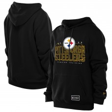 Pittsburgh Steelers New Era Black Combine Authentic Local State Hoodie Pittsburgh Steelers New Era Black Combine Authentic Local State Hoodie