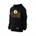 Pittsburgh Steelers New Era Black Combine Authentic Local State Hoodie