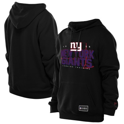 New York Giants New Era Black Combine Authentic Local State Hoodie