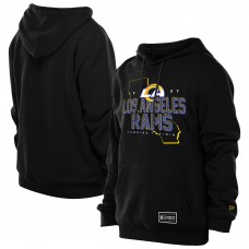 Los Angeles Rams New Era Combine Authentic Local State Hoodie - Black