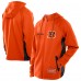 Cincinnati Bengals New Era Orange Combine Authentic Raglan Scuba Full-Zip Hoodie Cincinnati Bengals New Era Orange Combine Authentic Raglan Scuba Full-Zip Hoodie