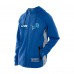 Толстовка на молнии Detroit Lions New Era Blue Combine Authentic Raglan Scuba