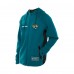 Jacksonville Jaguars New Era Teal Combine Authentic Raglan Scuba Full-Zip Hoodie