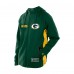 Толстовка на молнии Green Bay Packers New Era Green Combine Authentic Raglan Scuba