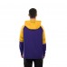 Minnesota Vikings New Era Purple Combine Authentic Color Block Raglan Pullover Hoodie
