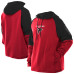 Толстовка Atlanta Falcons New Era Red Combine Authentic Color Block Raglan