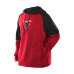 Толстовка Atlanta Falcons New Era Red Combine Authentic Color Block Raglan