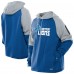 Толстовка Detroit Lions New Era Blue Combine Authentic Color Block Raglan